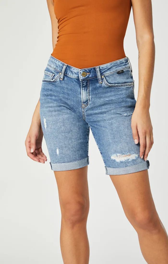 ALEXIS SHORTS IN RIPPED & FRINGE VINTAGE
