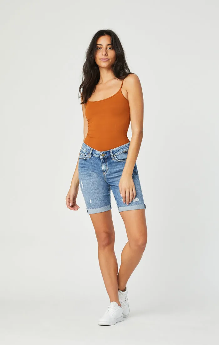 ALEXIS SHORTS IN RIPPED & FRINGE VINTAGE