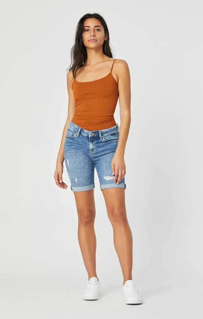 ALEXIS SHORTS IN RIPPED & FRINGE VINTAGE