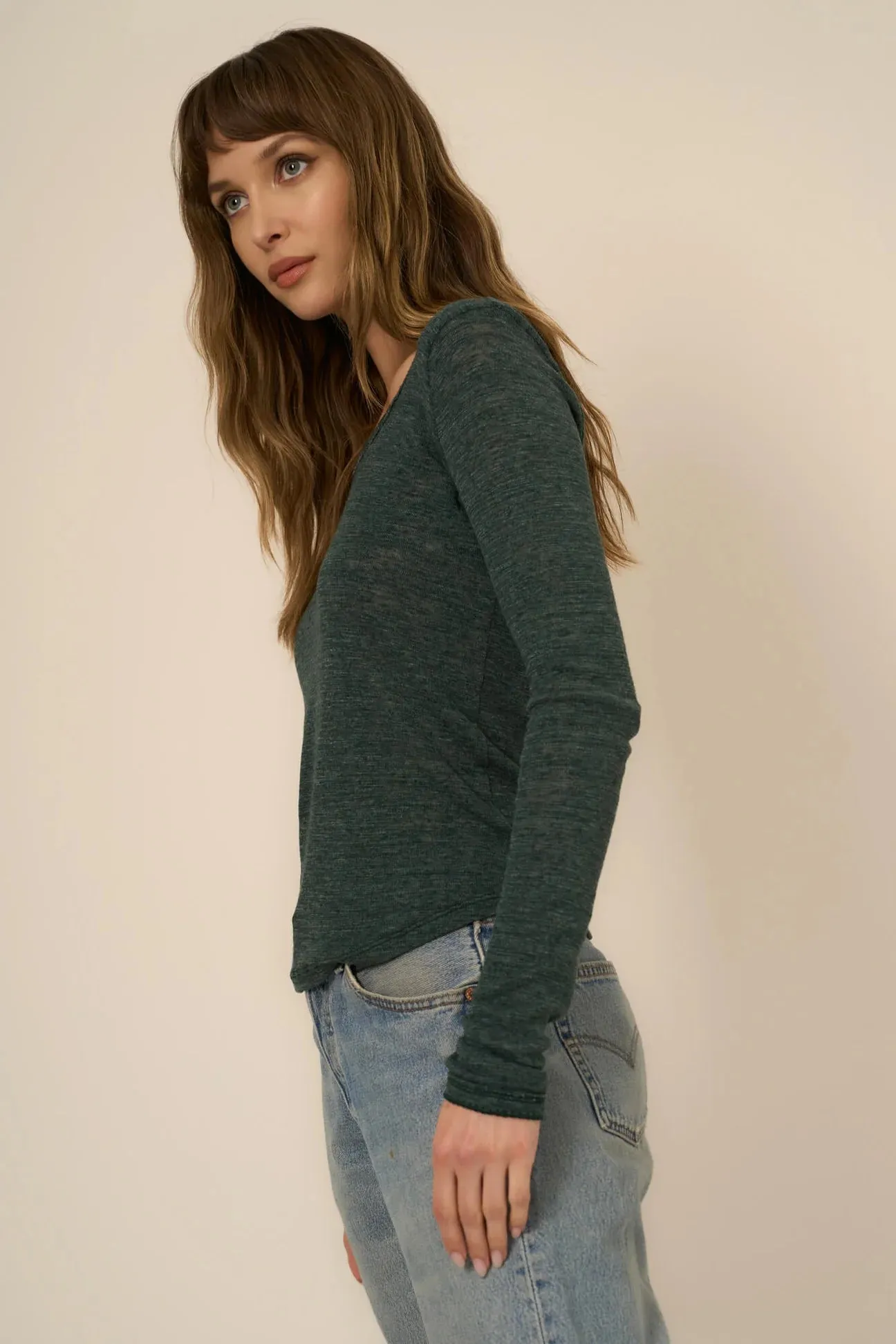 Angel Baby Long Sleeve Ribbed Tee