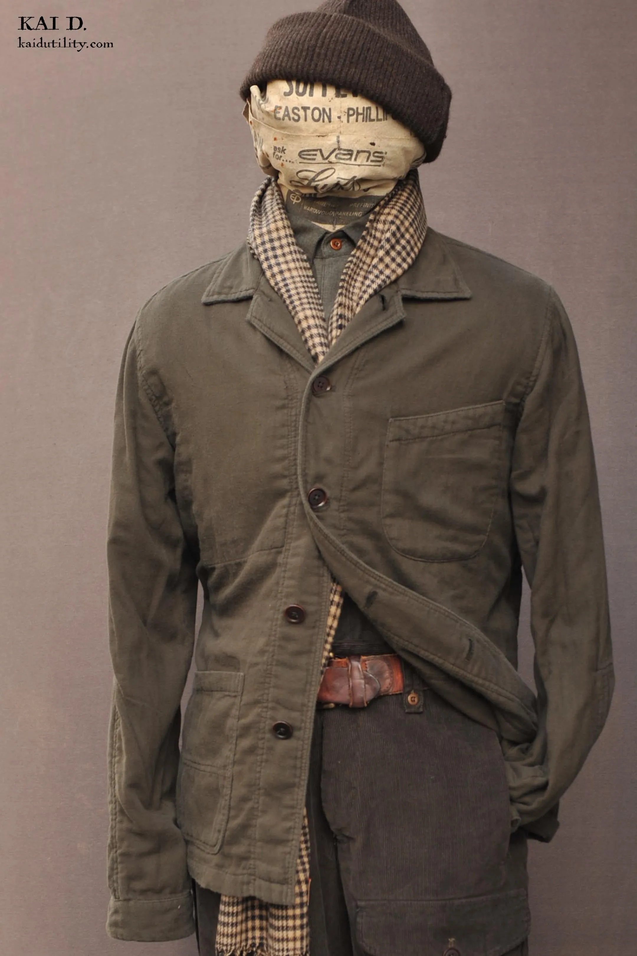 Architect Jacket - Garment Dyed Triple Gauze Cotton - S