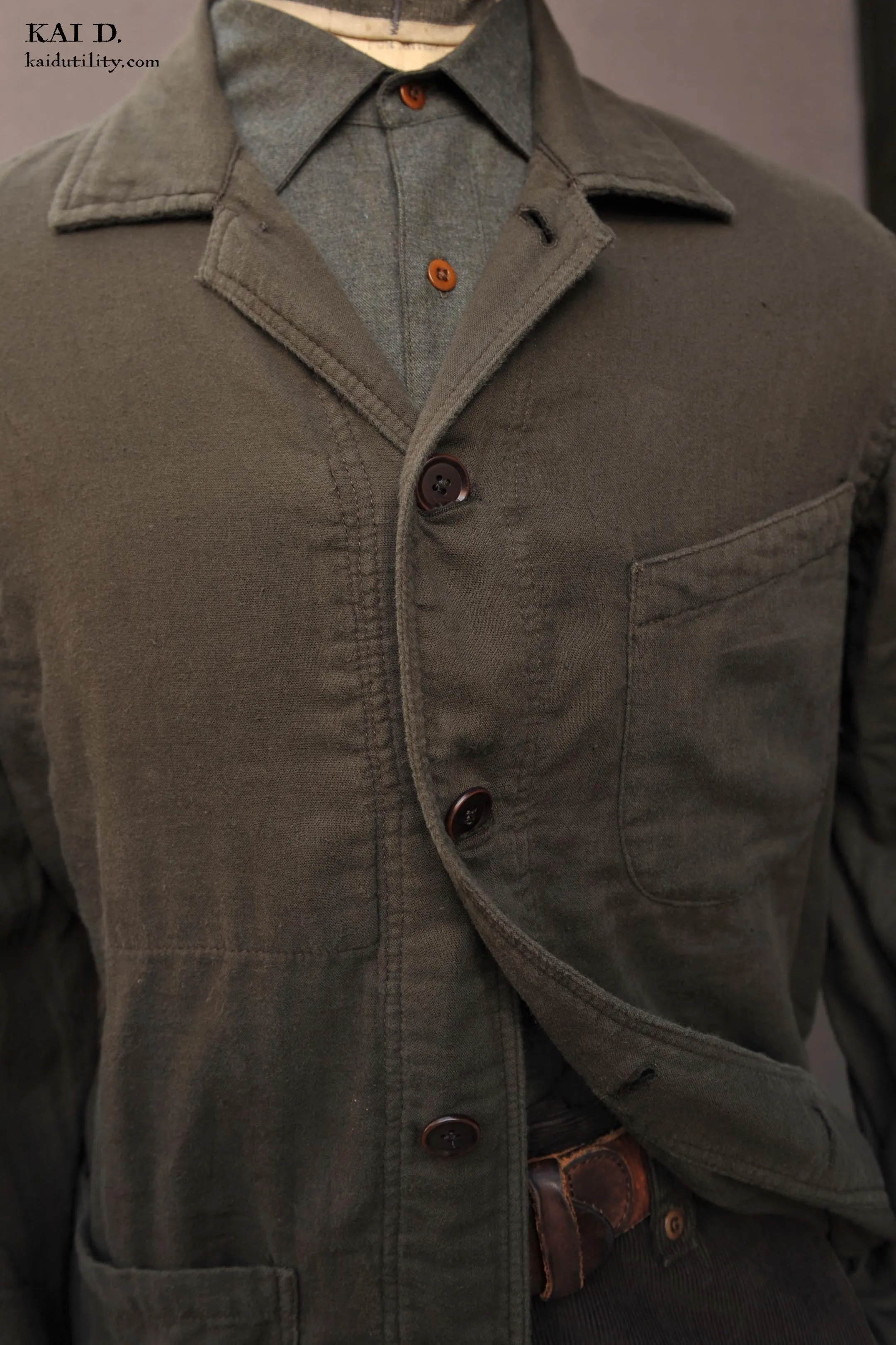 Architect Jacket - Garment Dyed Triple Gauze Cotton - S