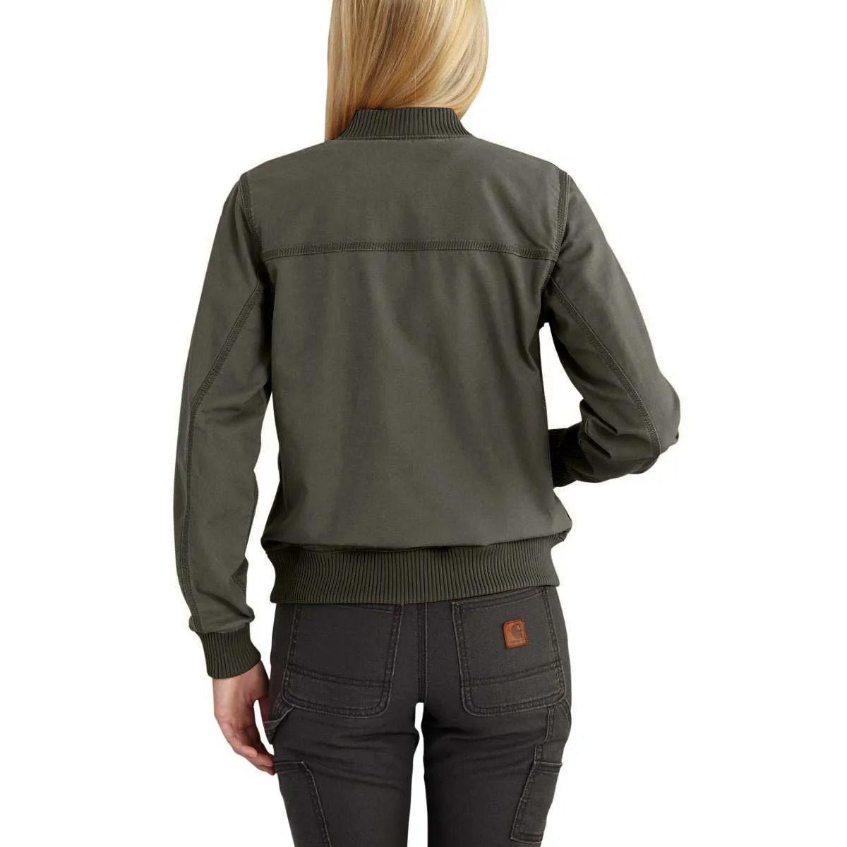 Carhartt Women's Olive Crawford Bomber Jacket