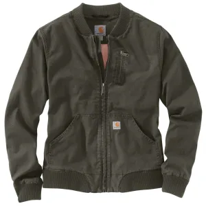 Carhartt Women's Olive Crawford Bomber Jacket