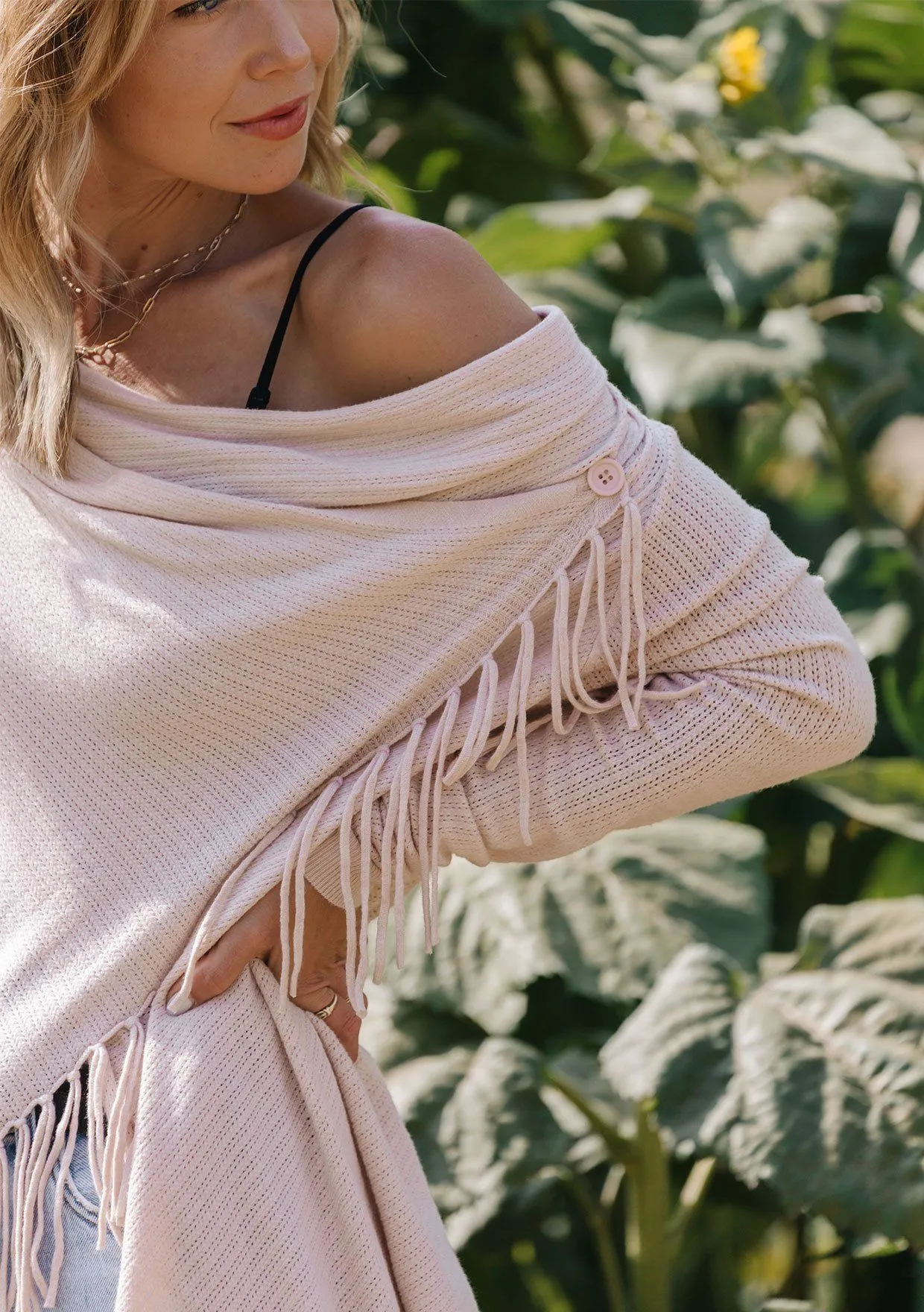 Carys Pointelle Knit Sweater