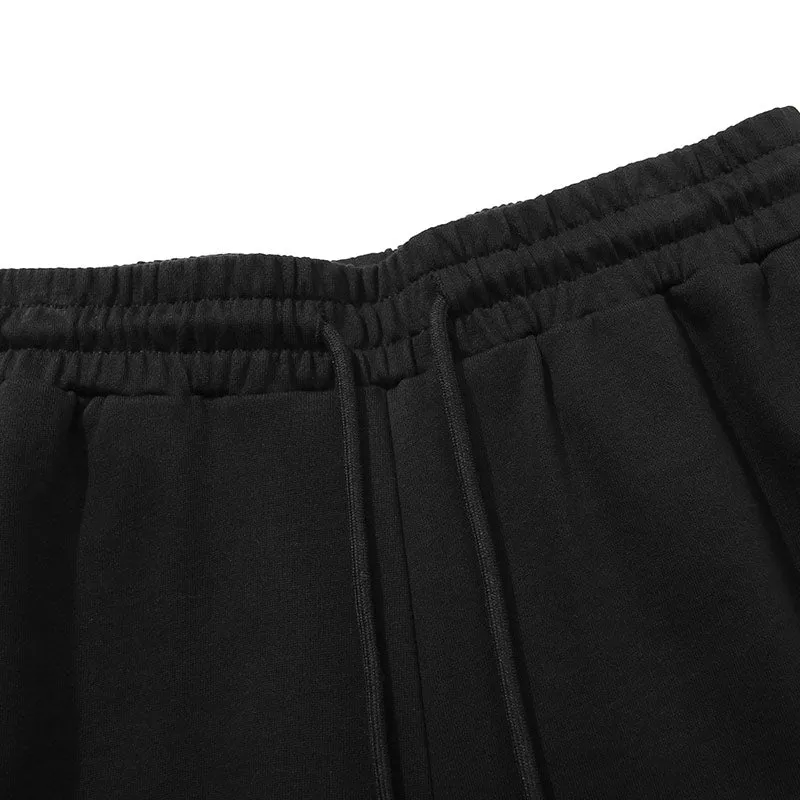 Casual Plain Asymmetric Ruched Flare Pants