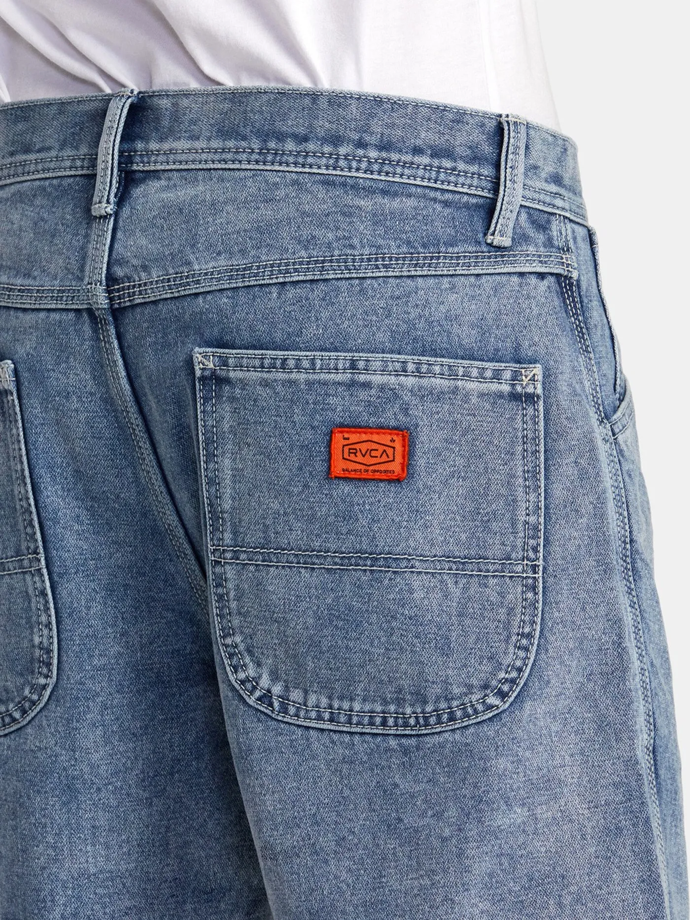 Chainmail Denim Shorts