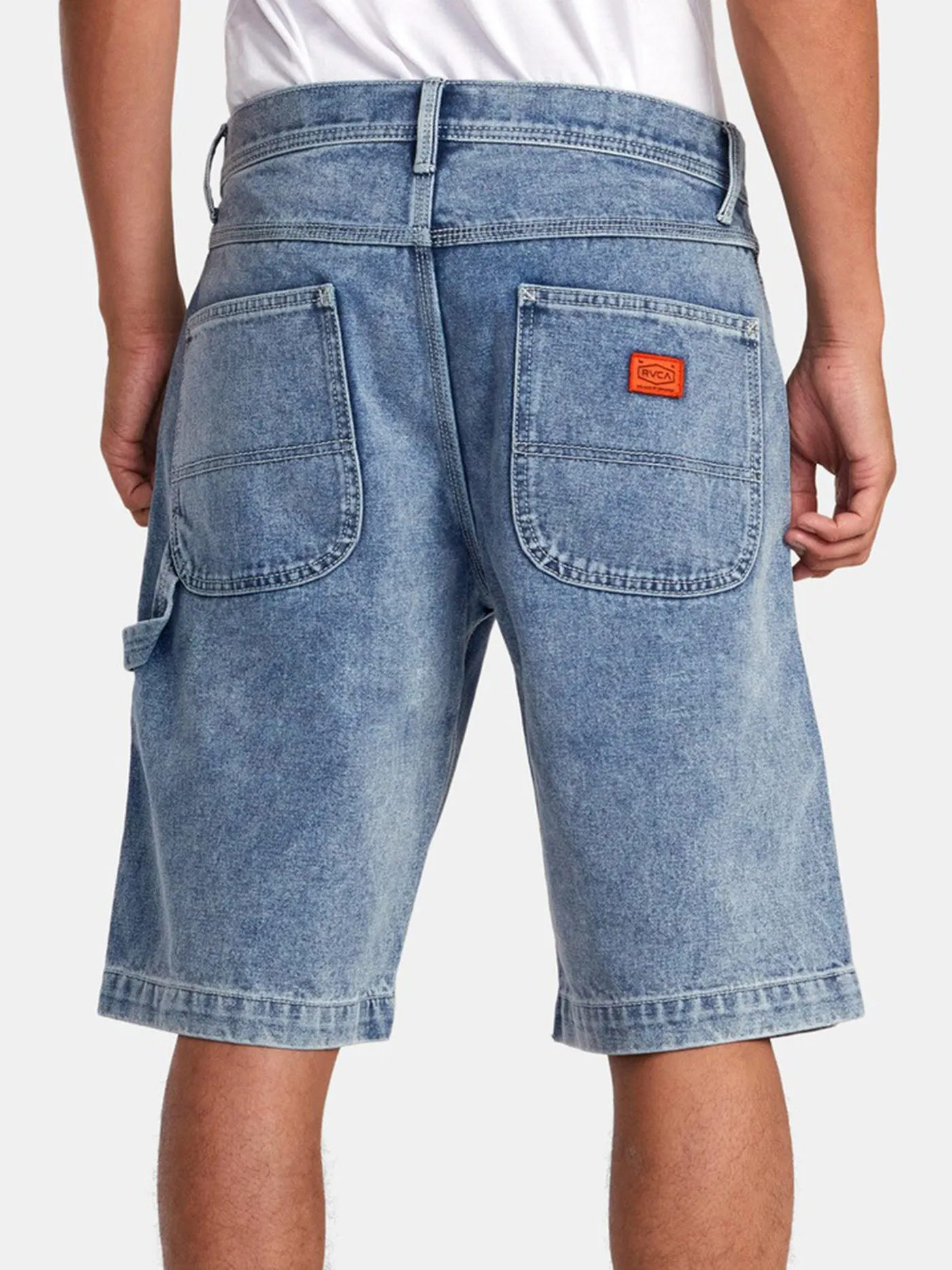 Chainmail Denim Shorts