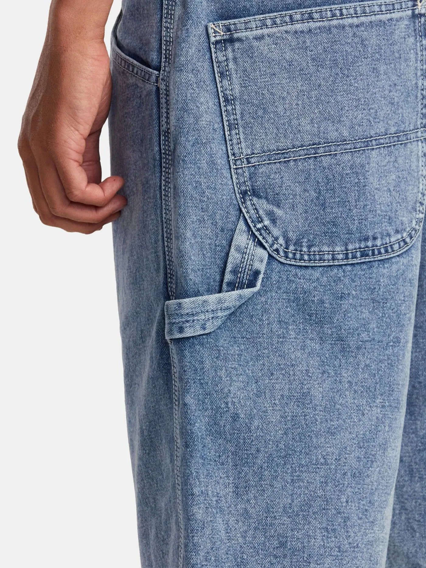 Chainmail Denim Shorts
