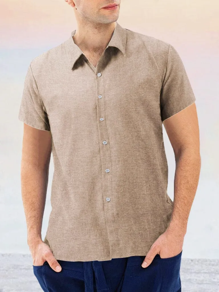 Classic Comfy Cotton Linen Shirt