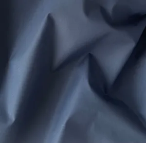 Crisp Midnight Sky Stretch Cotton Shirting (Made in Italy)