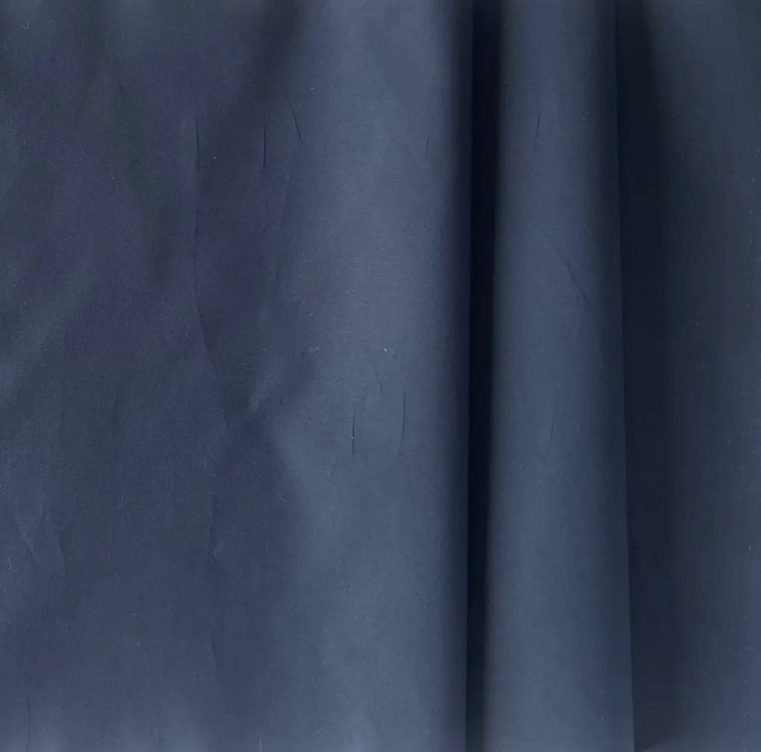 Crisp Midnight Sky Stretch Cotton Shirting (Made in Italy)