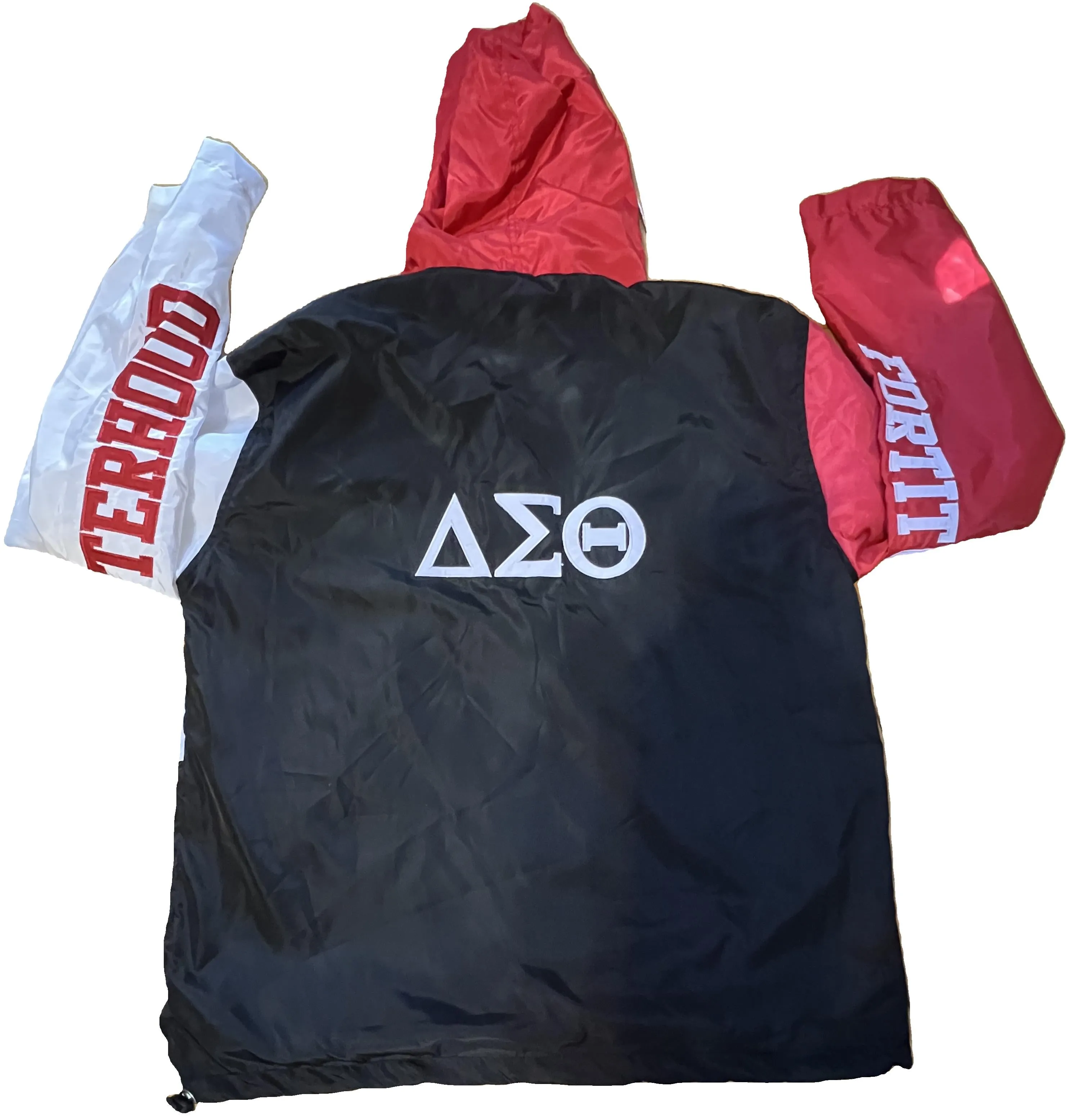 Delta Sigma Theta Colorblock Windbreaker – Fortitude, Sisterhood, and Style