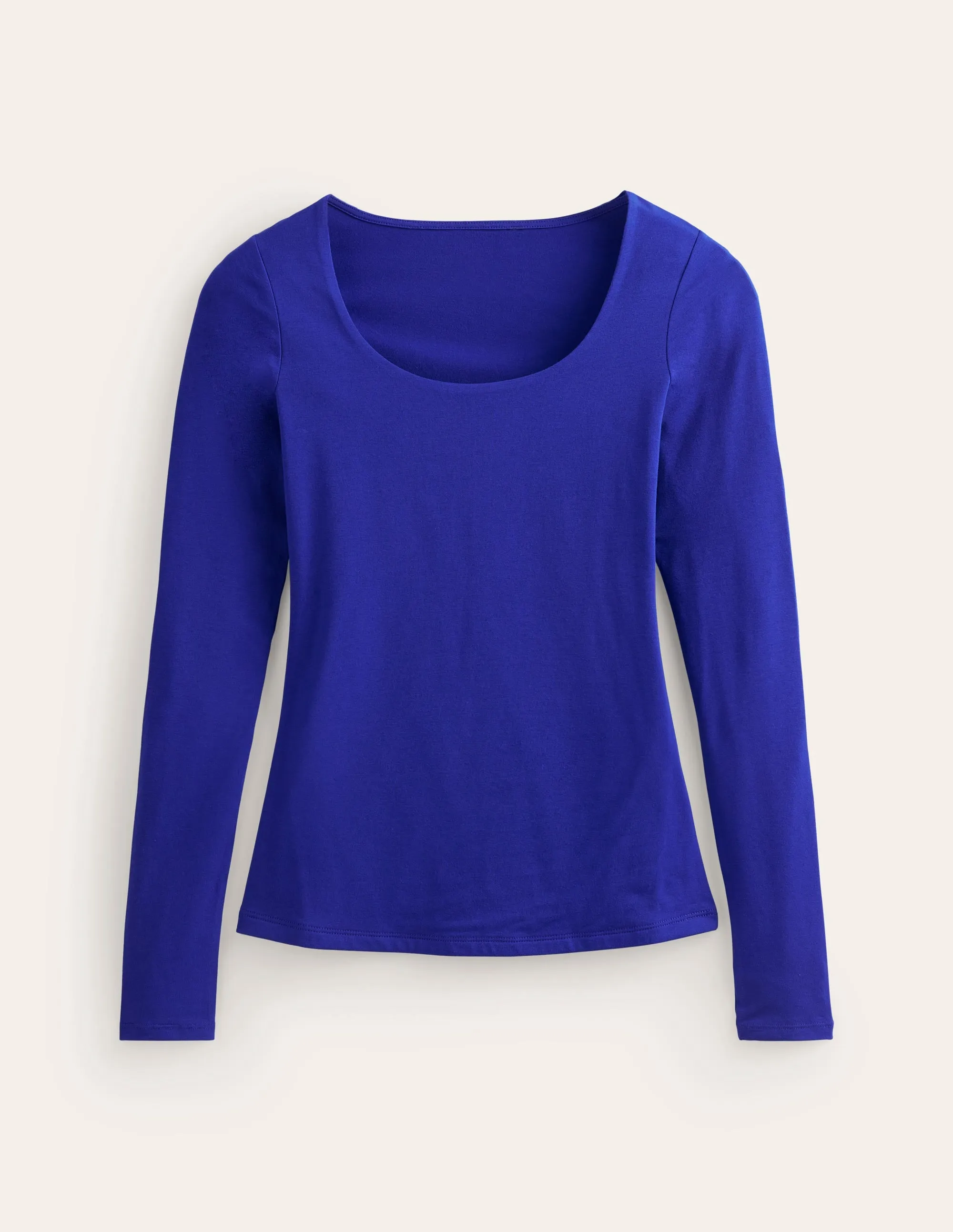Double Layer Scoop Long Sleeve-Surf the Web