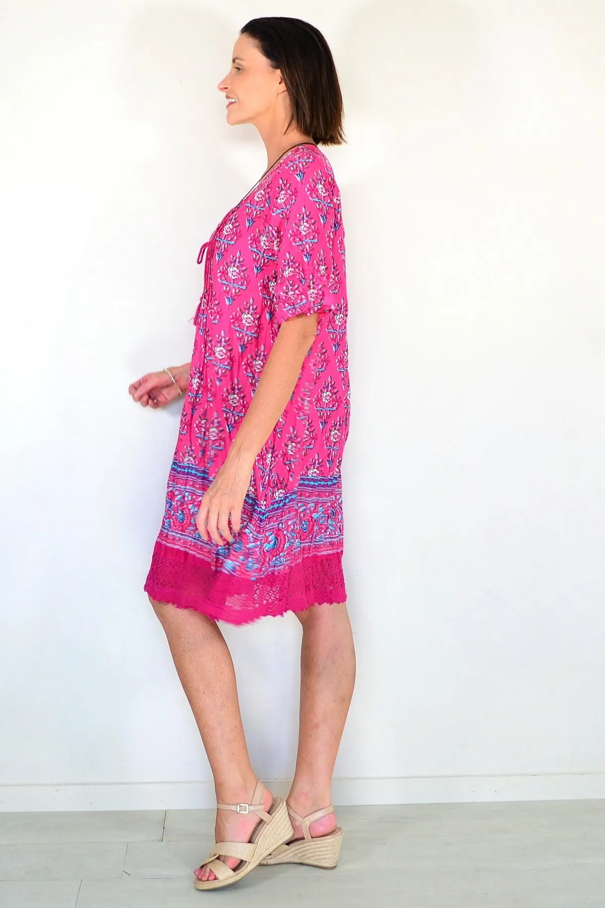 Hannah Boho Short Sleeve Tunic