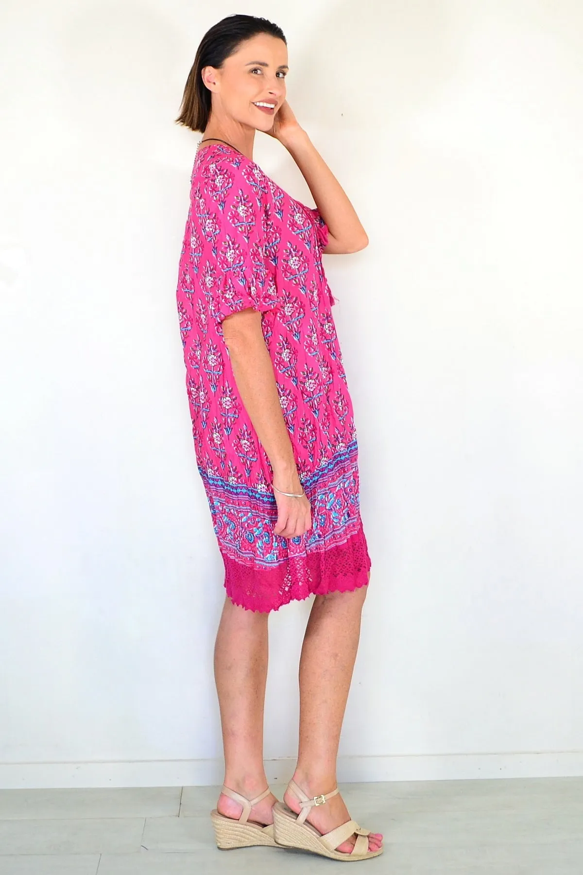 Hannah Boho Short Sleeve Tunic