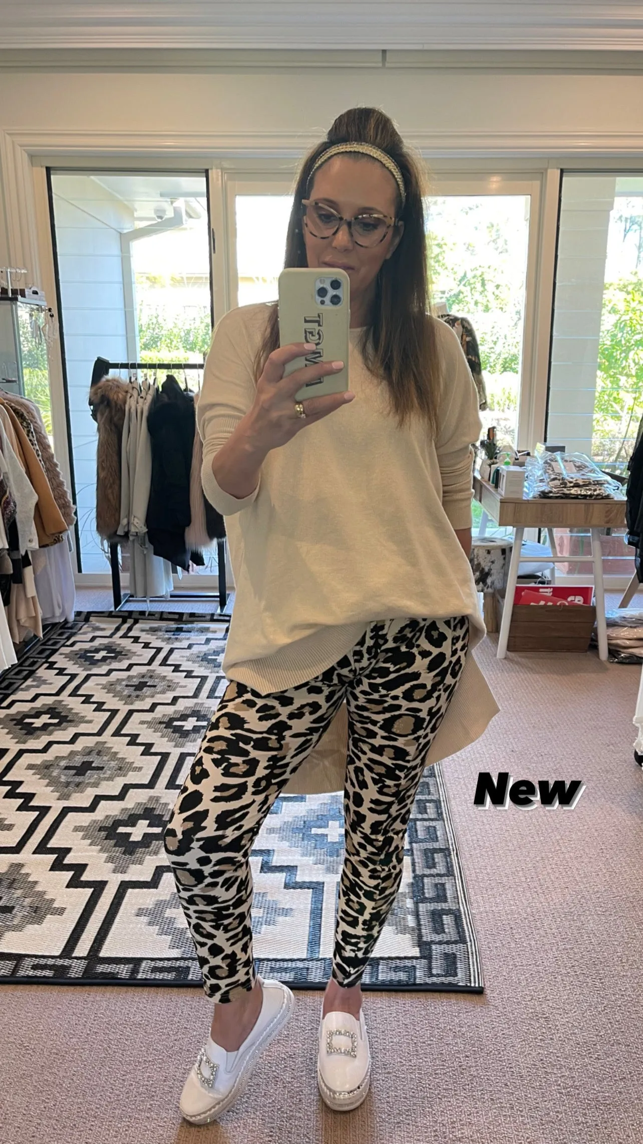 Harley  Leopard Joggers