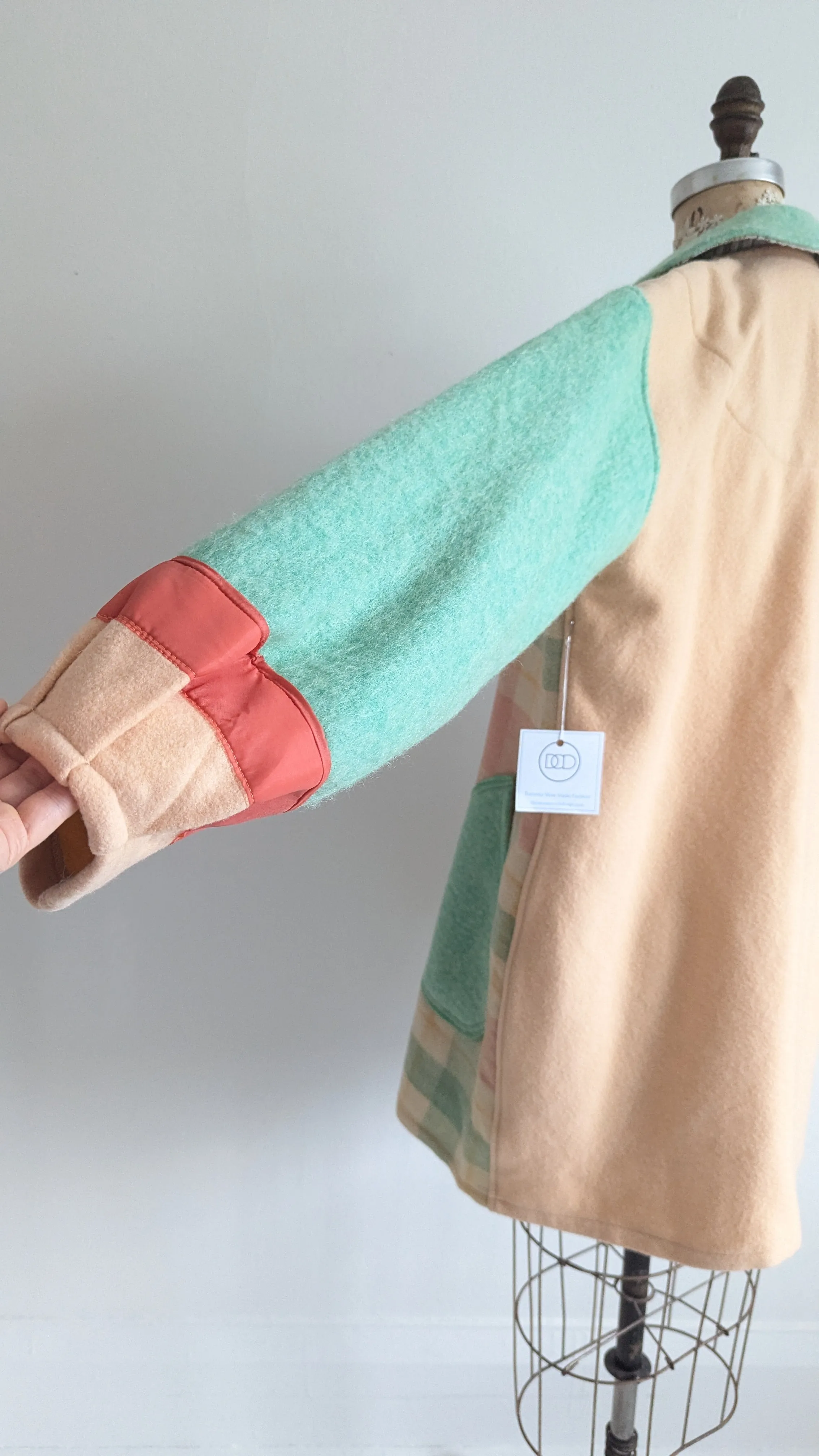 Inga Jacket with Vintage Wool S/M #INGA6
