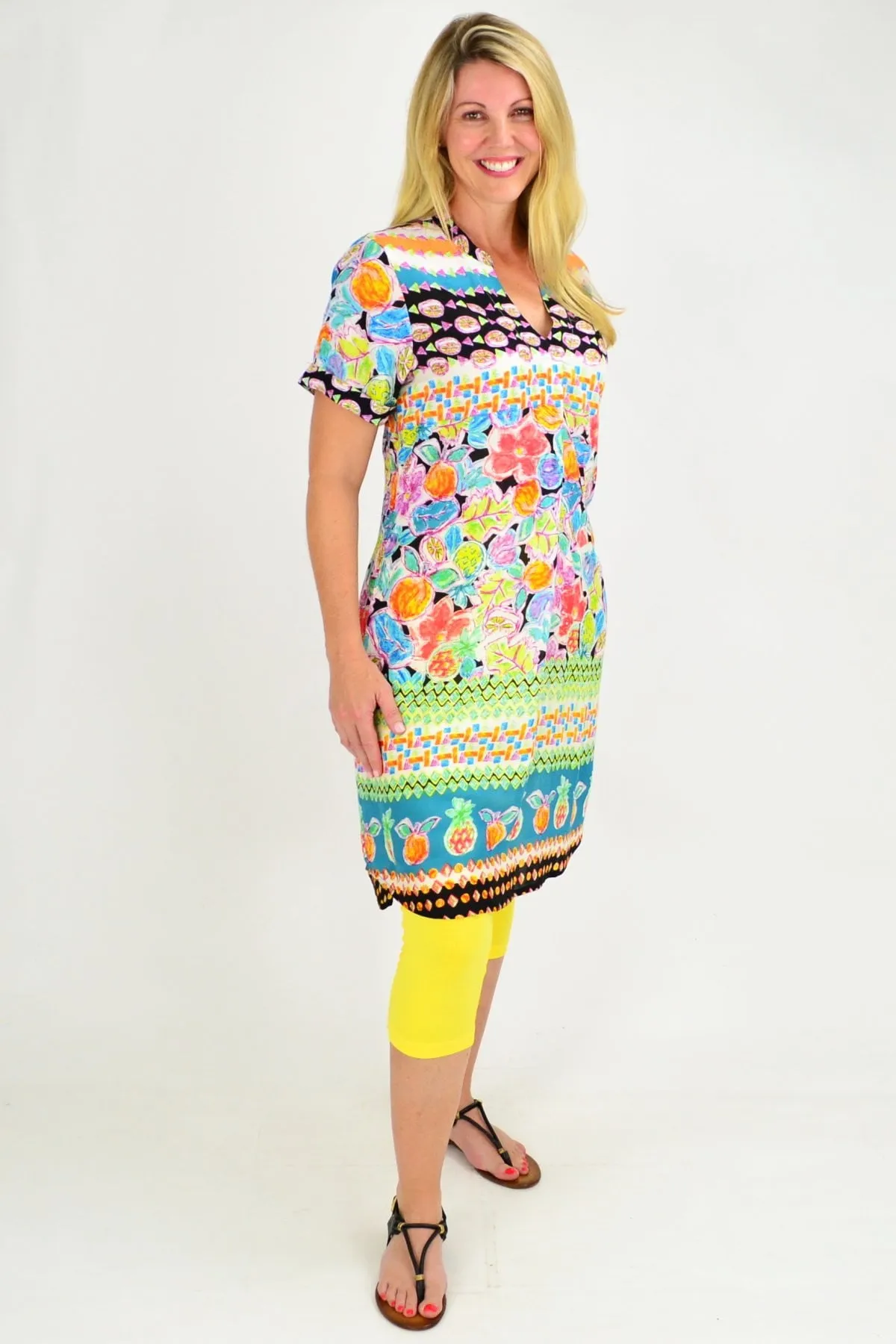La Boqueria Print Tunic Top