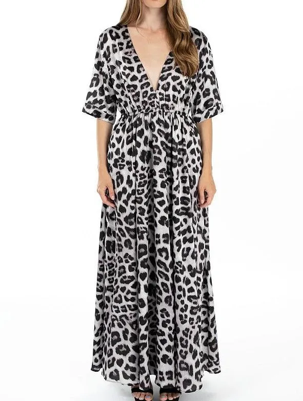 Leopard print dress