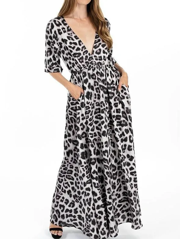 Leopard print dress