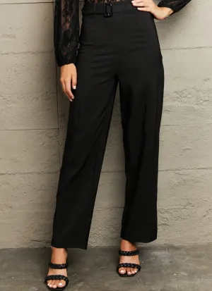 Long Loose Fit Straight Pants