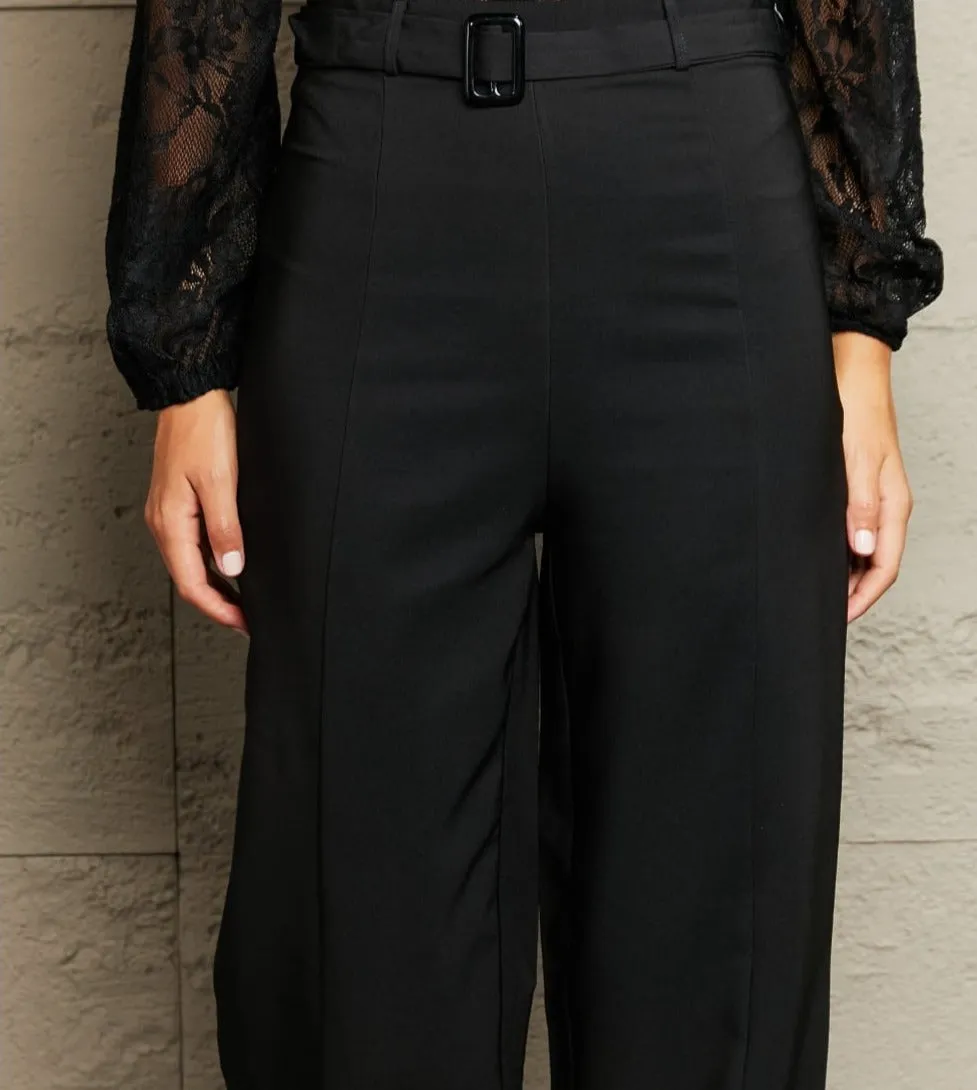 Long Loose Fit Straight Pants