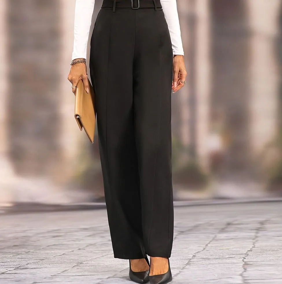 Long Loose Fit Straight Pants