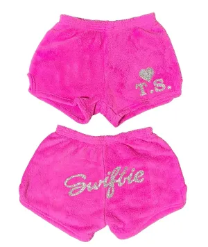 Made with Love and Kisses Pink T.S. Heart/Swiftie Shorts