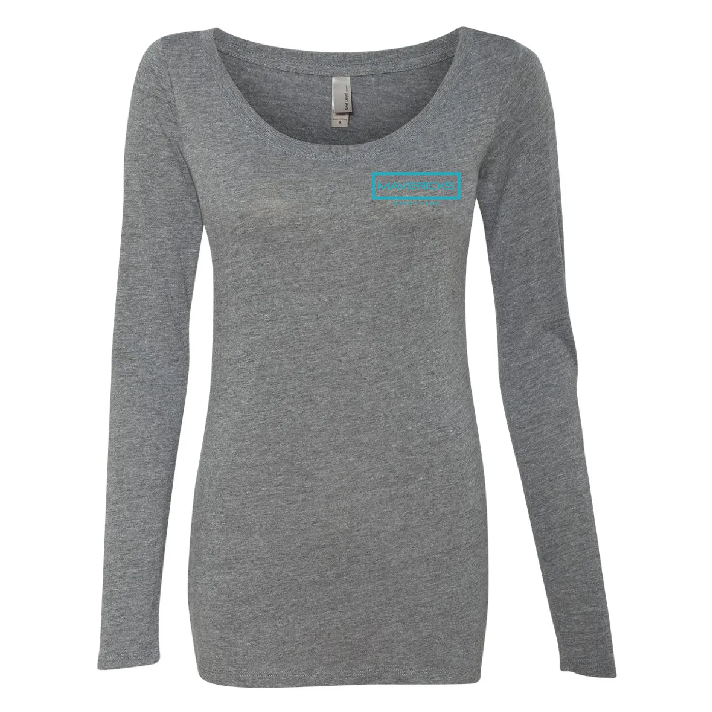 Mavericks Light Grey Women's Long Sleeve