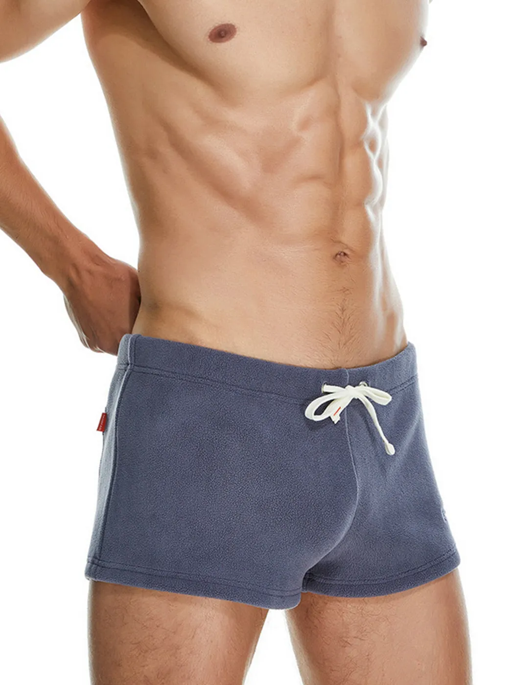 Mens Comfy Plush Pajama Shorts