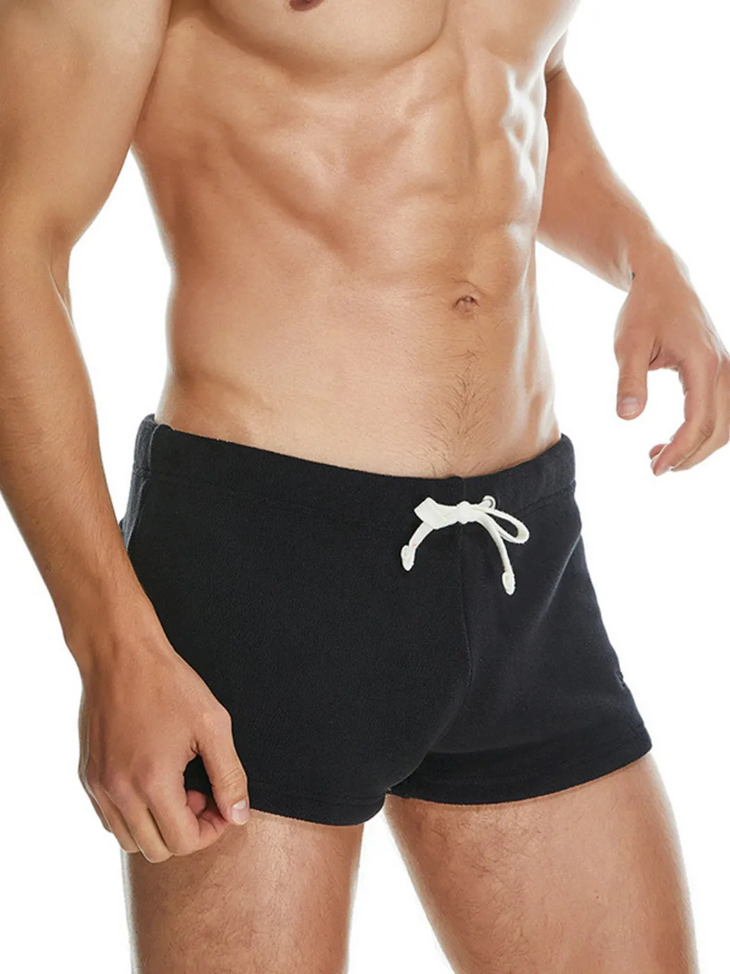 Mens Comfy Plush Pajama Shorts