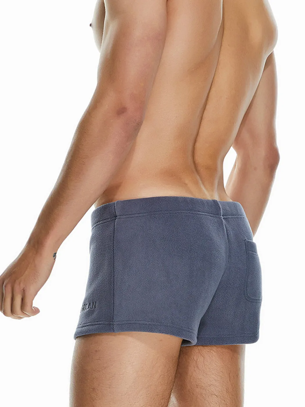 Mens Comfy Plush Pajama Shorts