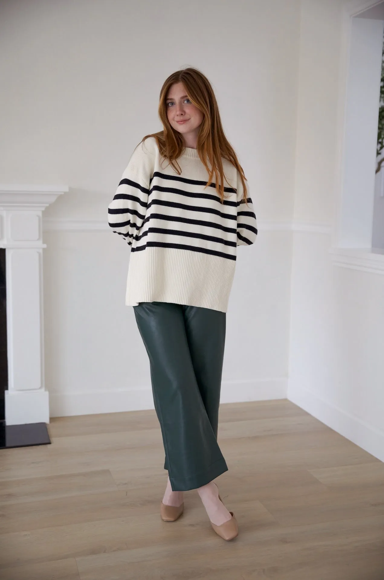 Oversized Striped Sweater