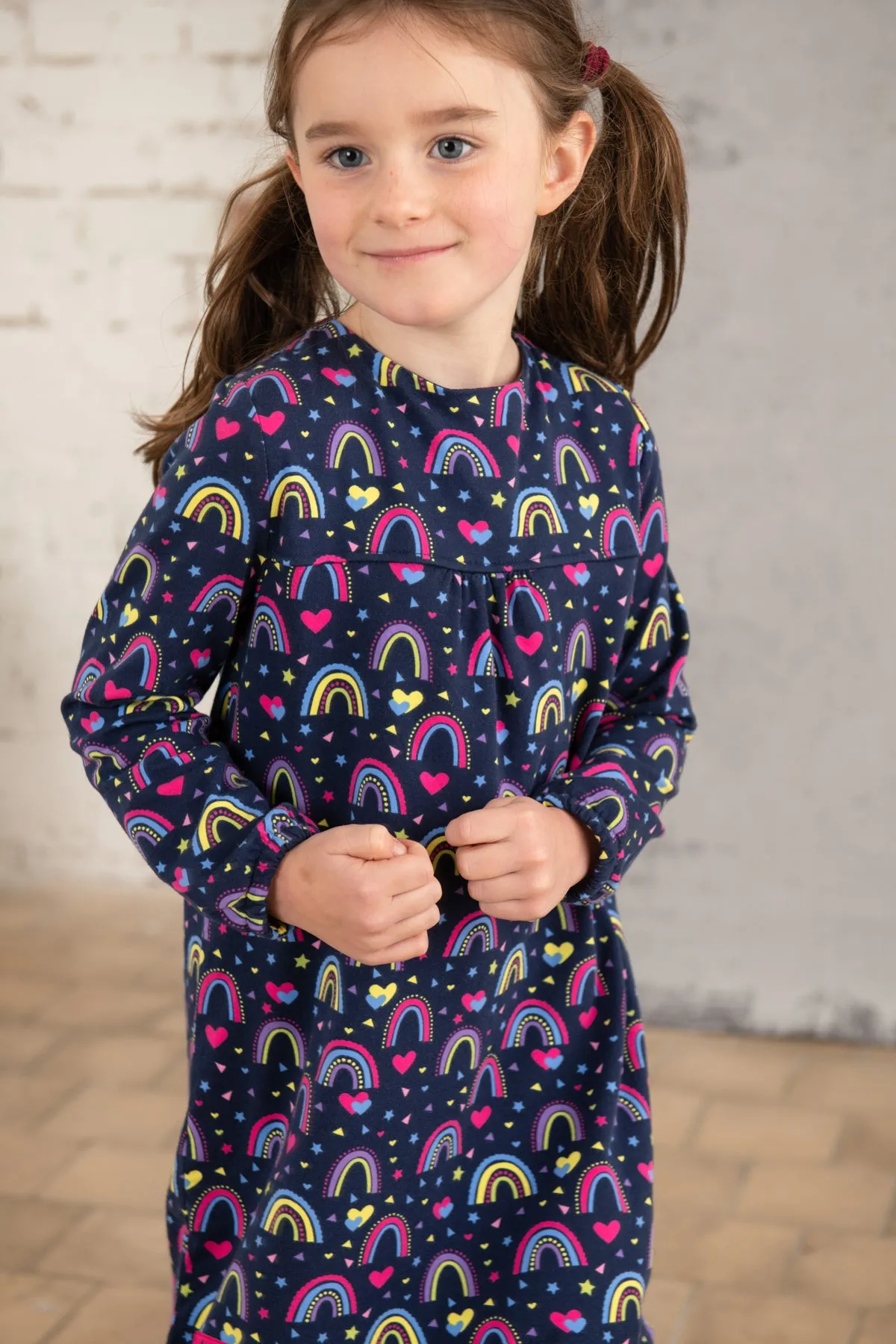 Penny Dress - Rainbow Print