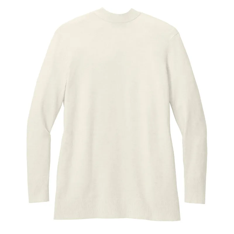 Port Authority Women's Easy Care Open-Front Cardigan Sweater - Oatmeal Heather Beige