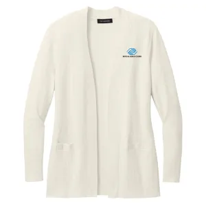 Port Authority Women's Easy Care Open-Front Cardigan Sweater - Oatmeal Heather Beige