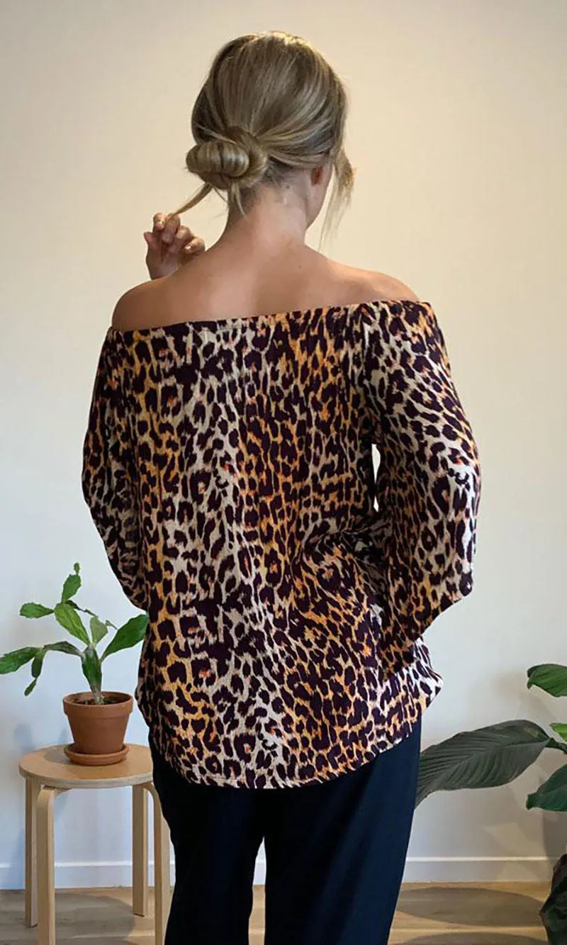 Rayon Top Libra Leopard, More Colours