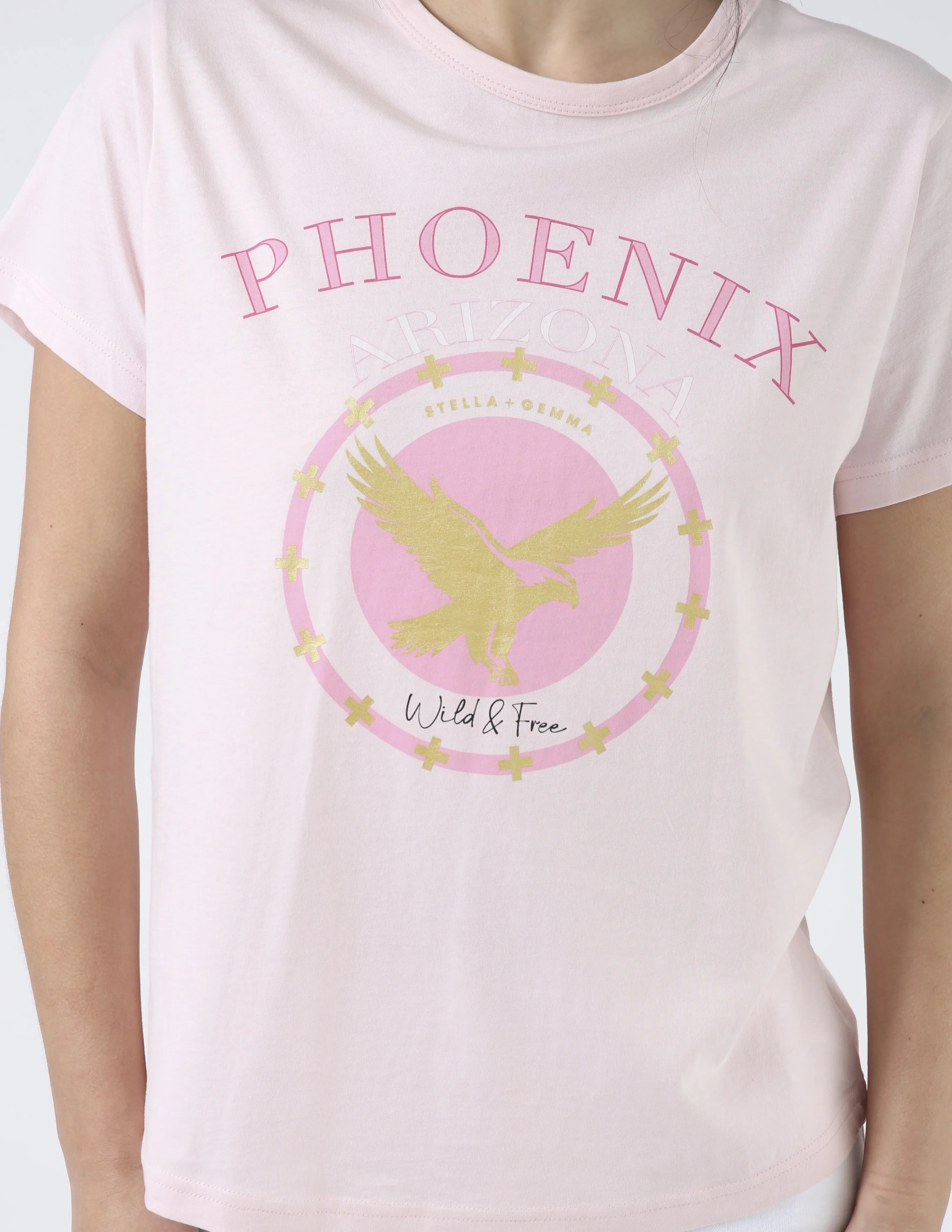 Rose Pink Wild and Free Eagle