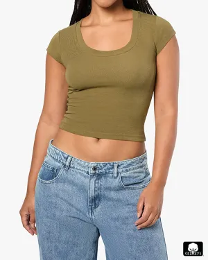 Scoop Neck Tee