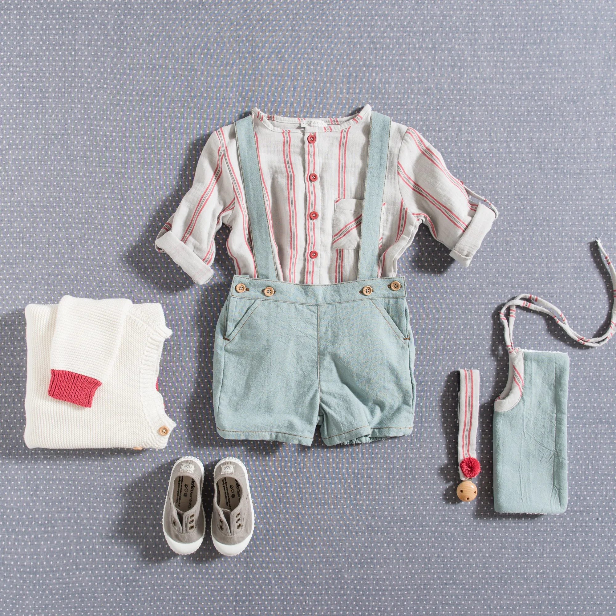 SHIRT / PEPPER STRIPES GAUZE