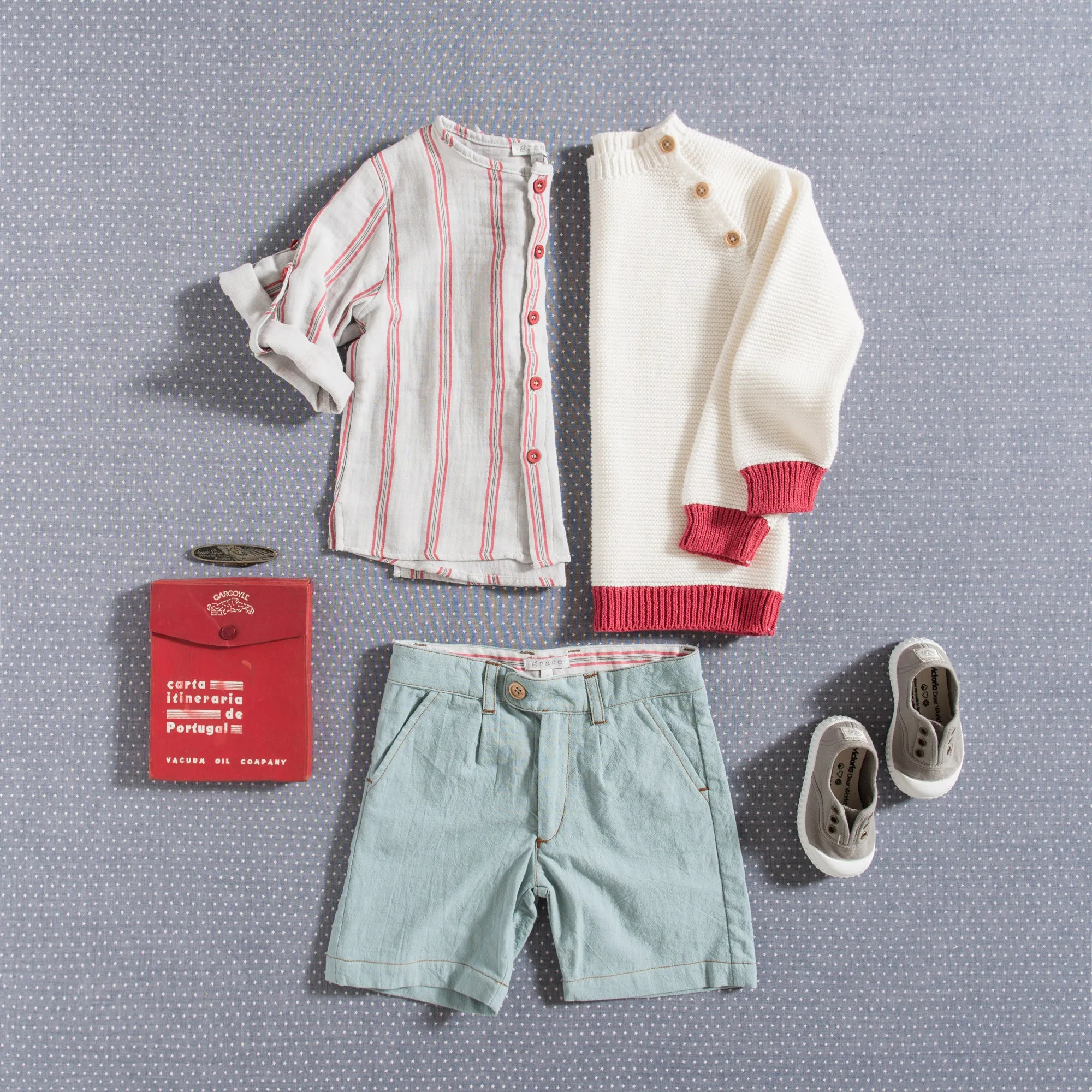 SHIRT / PEPPER STRIPES GAUZE