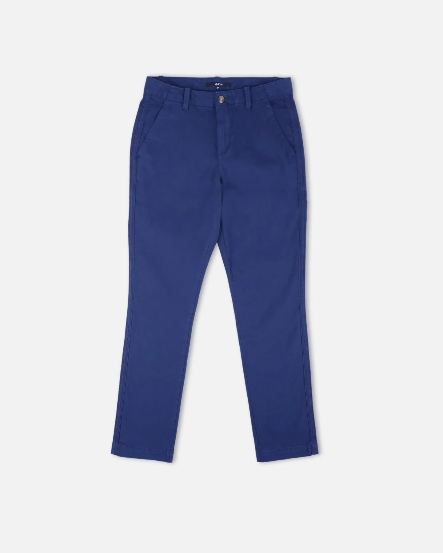 Stretch Cotton Twill Girlfriend Chino Pants