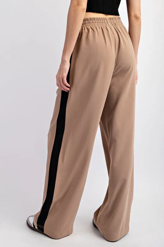 Striped Wide Leg Pants
