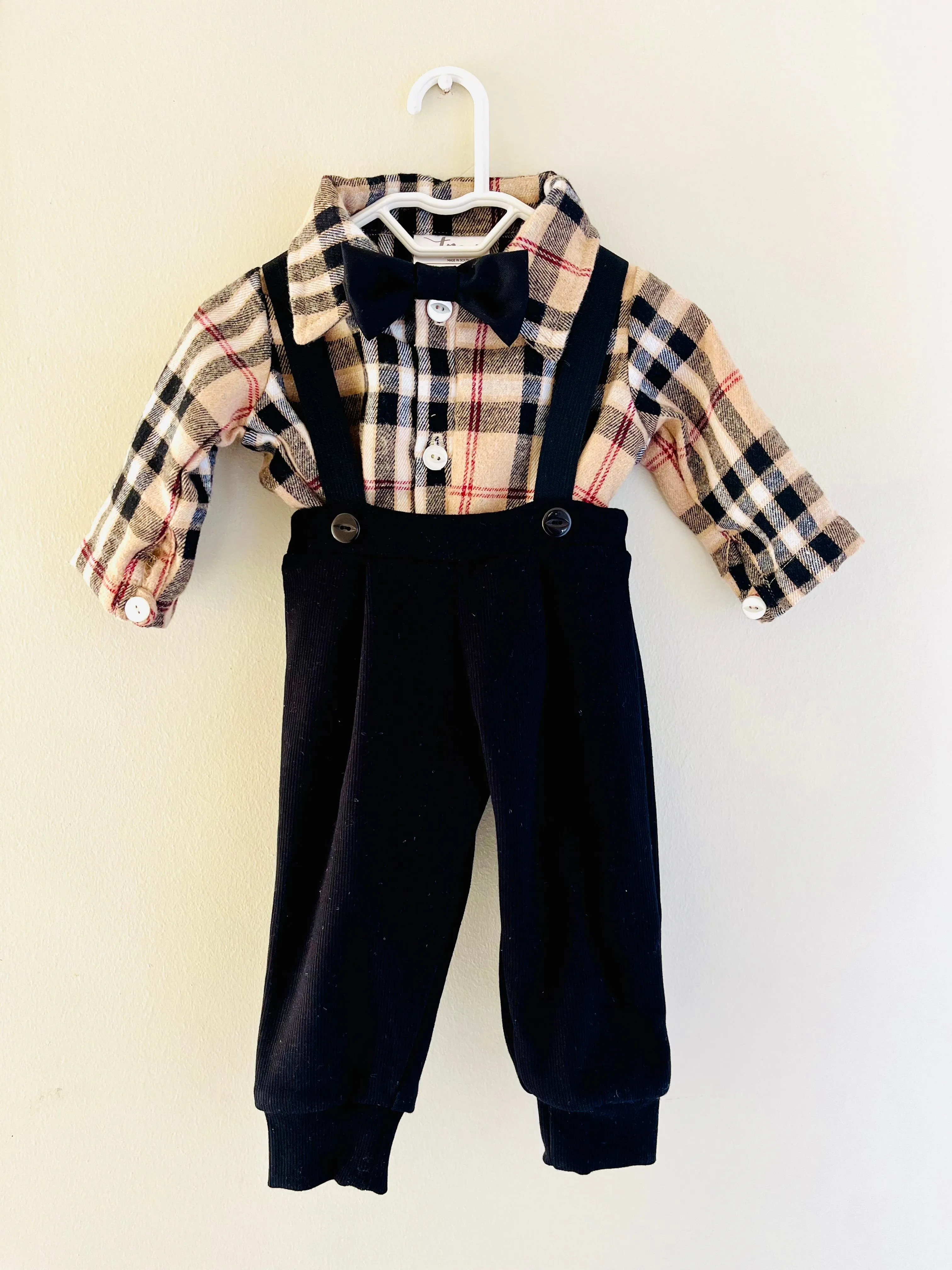 Suspender Pants - Black