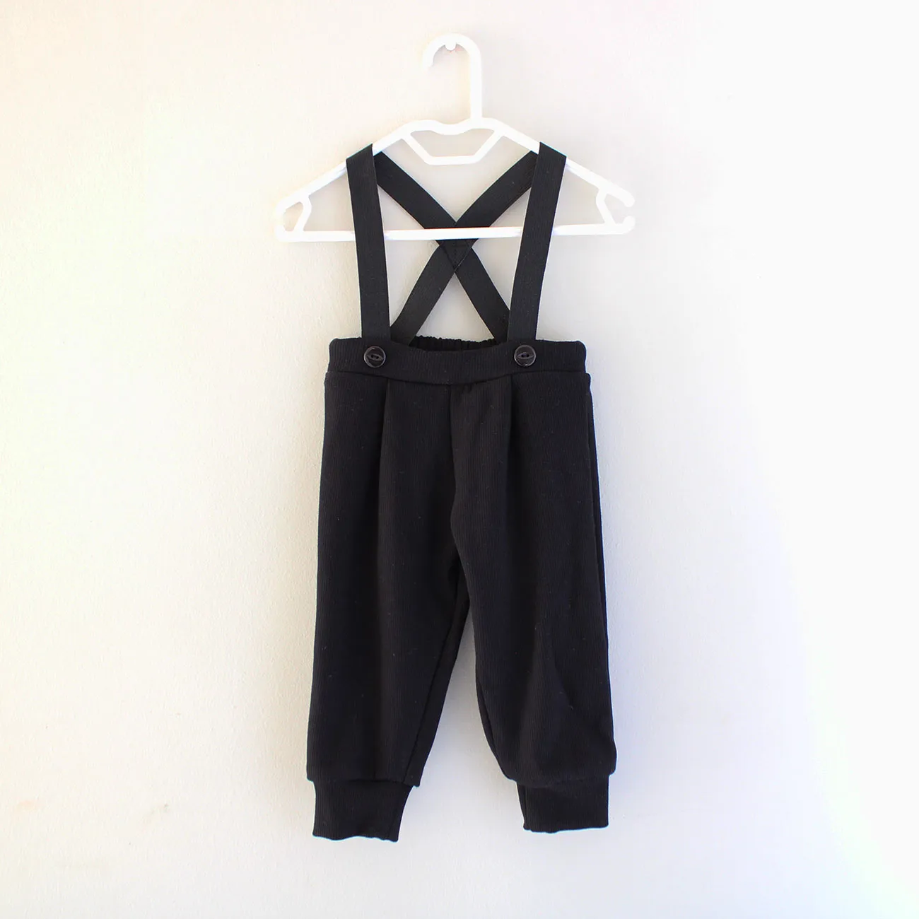 Suspender Pants - Black
