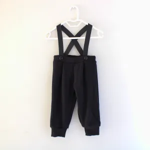 Suspender Pants - Black