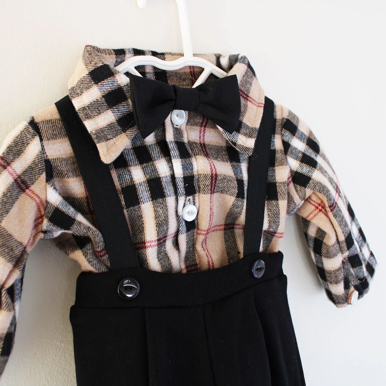 Suspender Pants - Black