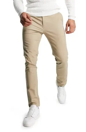 Topman Topshop Men's Skinny Fit Stretch Cotton Chinos Pants