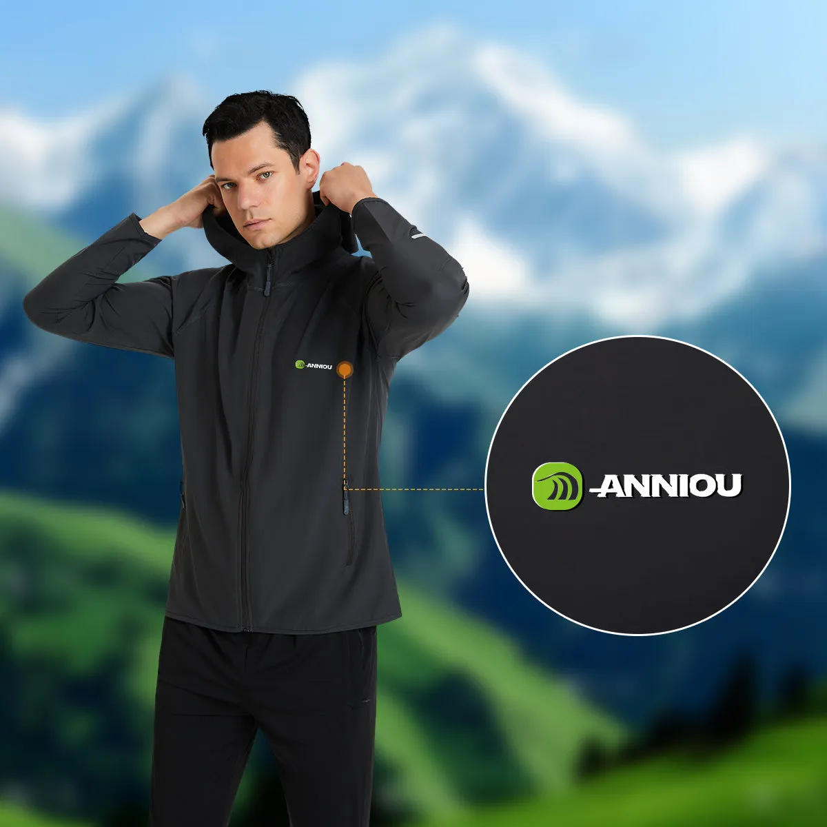Unisex Hooded Sun Protection Windbreaker